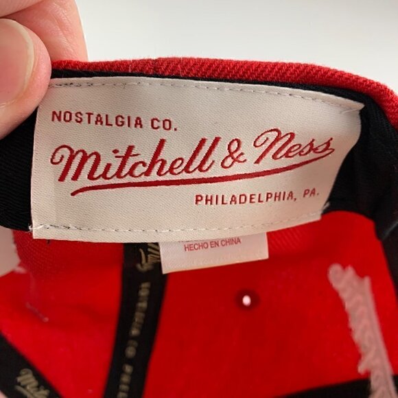 Houston Rockets Mitchell & Ness Hardwood Classics Diamond Cut Snapback Hat New - Picture 5 of 5